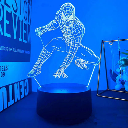 Luminária Spiderman 3D